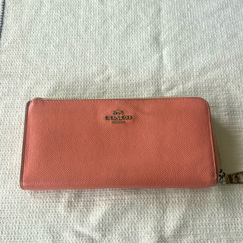 Adorable Pink Coach Wallet